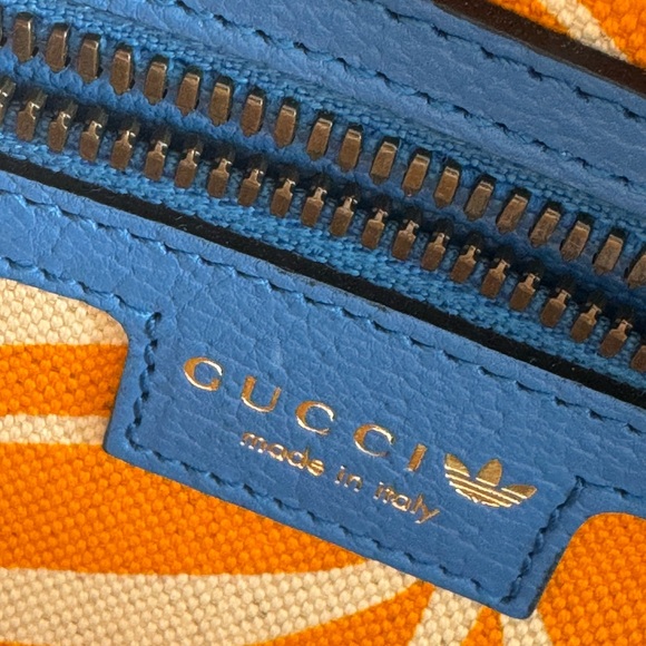 💙 Gucci x Adidas Leather Belt Bag – Retro Blue - Picture 6 of 8